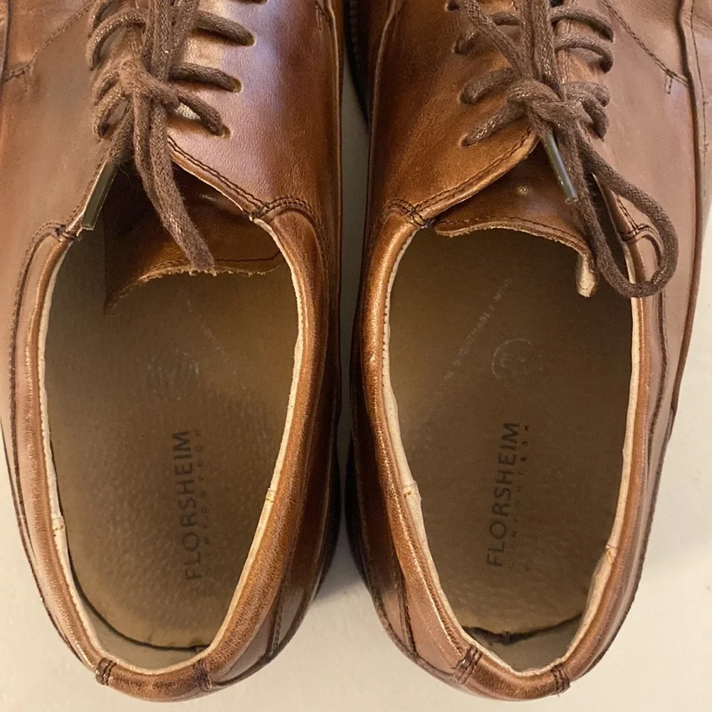 Florsheim 11 Wide (3E) Brown Leather Oxford Alverson Shoe